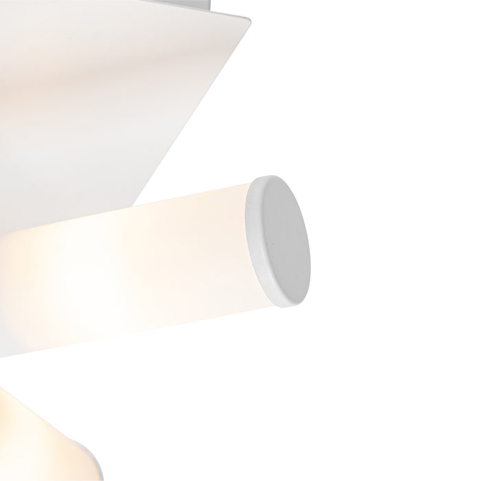 QAZQA Moderne badkamer plafondlamp wit 4-lichts IP44 - Bath