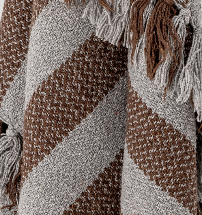 Bloomingville Nann Plaid - Bruin Recycled Katoen