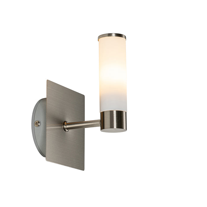 QAZQA Moderne badkamer wandlamp staal IP44 - Bath