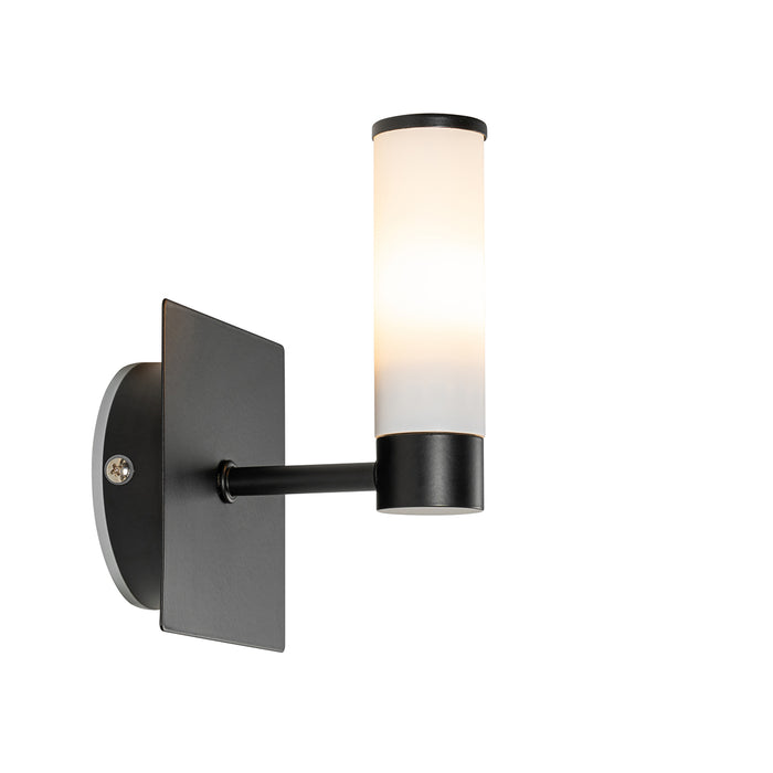 QAZQA Moderne badkamer wandlamp zwart IP44 - Bath