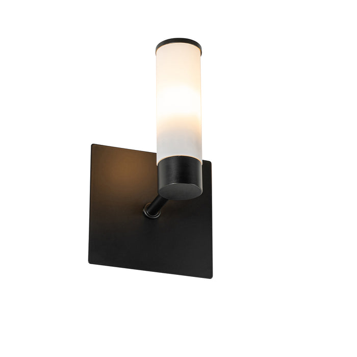 QAZQA Moderne badkamer wandlamp zwart IP44 - Bath