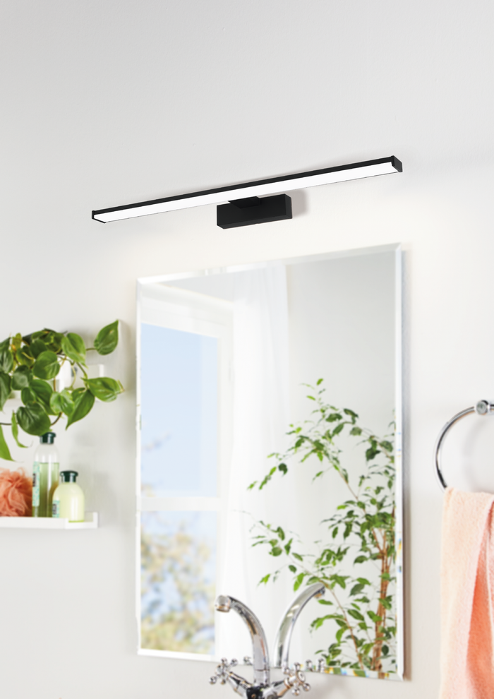EGLO Pandella 1 Spiegellamp - LED - 60 cm - Zwart|Wit