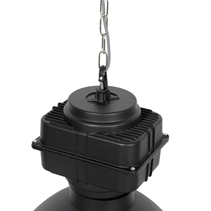 QAZQA Industriële hanglamp zwart 53,5 cm - Sicko