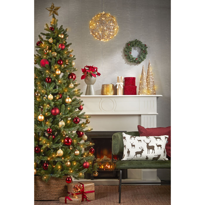 Triumph Tree Sherwood Kunstkerstboom Smal - LED - H185 x Ø107 cm Groen