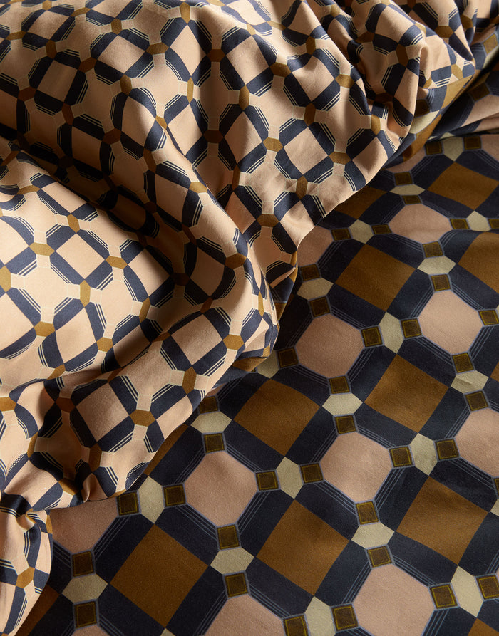 Essenza Teade Dekbedovertrek Light leather 200 x 220 cm