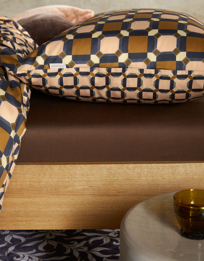 Essenza Teade Dekbedovertrek Light leather 200 x 220 cm