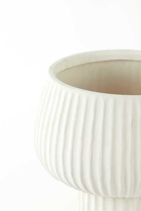 Light & Living - Vaas FEYA - Ø27.5x36cm - Wit