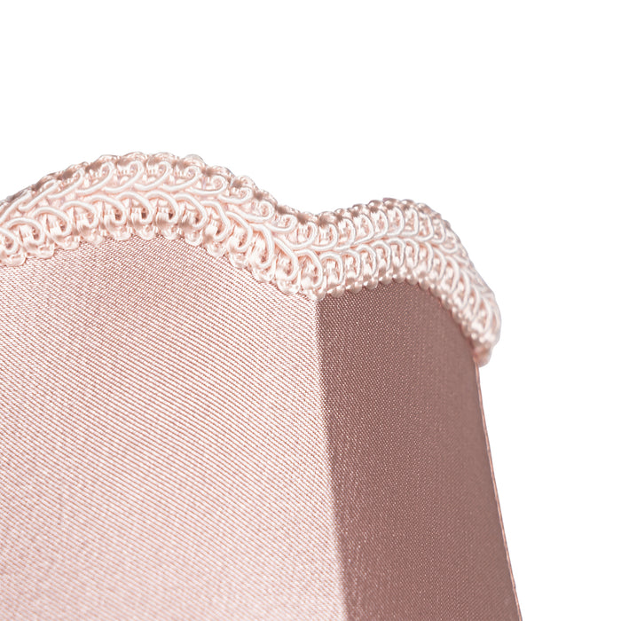 QAZQA Stoffen klemkap roze 12 cm - Granny