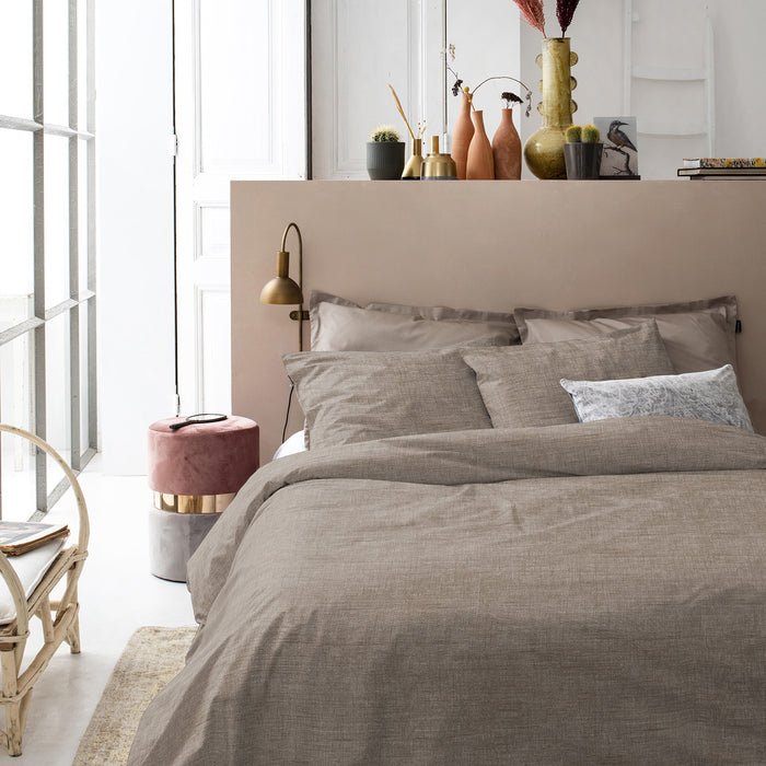 Cinderella dekbedovertrek Lyn - Katoen - 260x200|220 cm - Sand