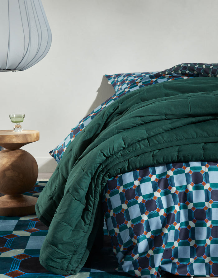 Essenza Teade Dekbedovertrek Nightblue 140 x 220 cm