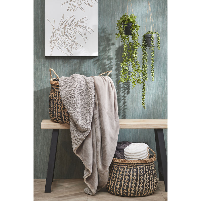 In the Mood Mardy Fleece Plaid - L200 x B150 cm - Beige