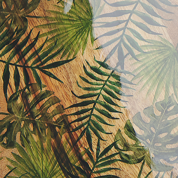 Beliani - TYLIS - Dienblad - Lichte houtkleur - Mangohout