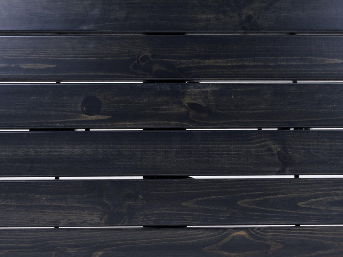 Inklapbare picknickbank Riga 200 cm blackwash