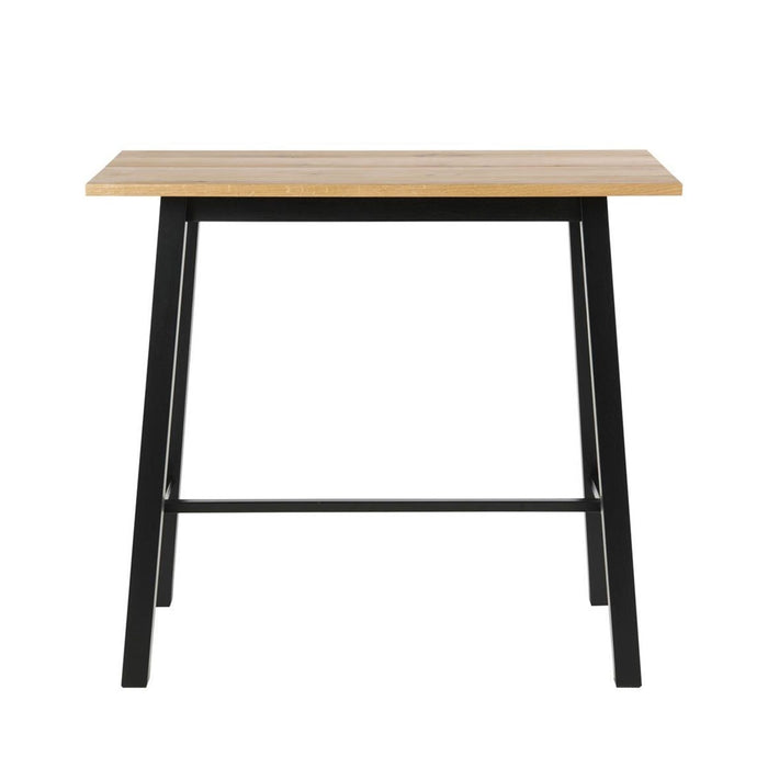 Lisomme Hidde houten bartafel naturel - zwarte poten - 115 x 58 cm