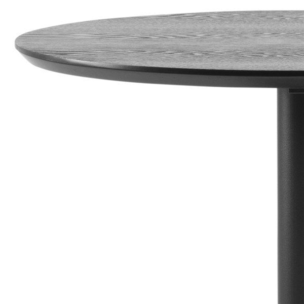 Lisomme Vino houten bartafel zwart - Ø 60 cm