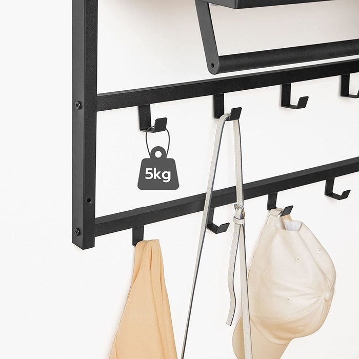 Ylumen Kapstok Wesly B 80 cm H 42 cm bruin zwart