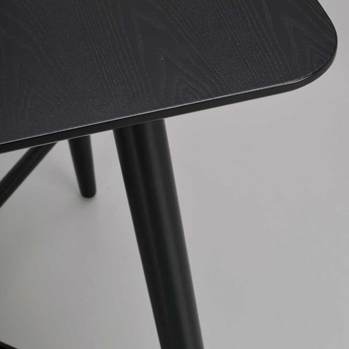 Rowico Home Lotta houten bartafel zwart - 90 x 91 cm