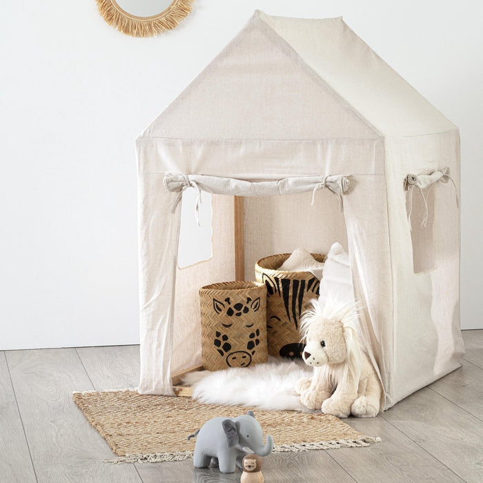 Atmosphera - Speelhuisje met canvas - Dennenhout - Speeltent