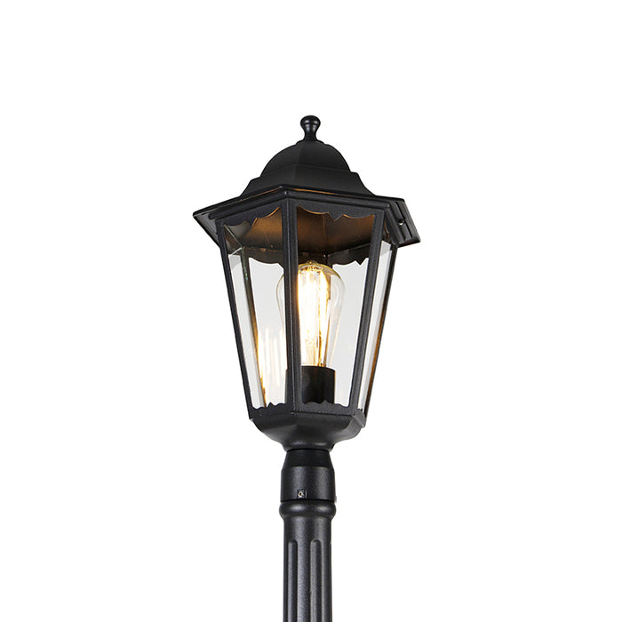 QAZQA Smart buitenlantaarn zwart 200 cm IP44 incl. Wifi ST64 - Havana