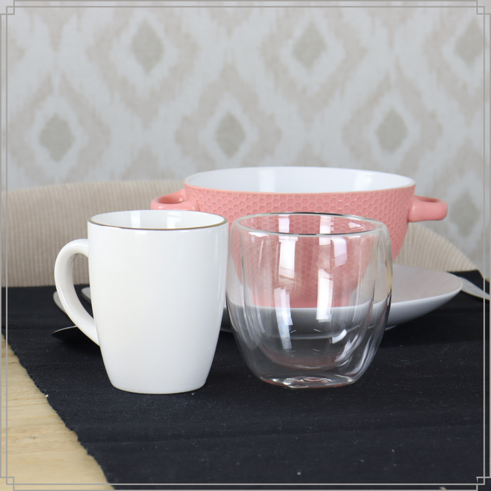 OTIX Dubbelwandige Koffieglazen Theeglazen Koffiekopjes Koffietasse...