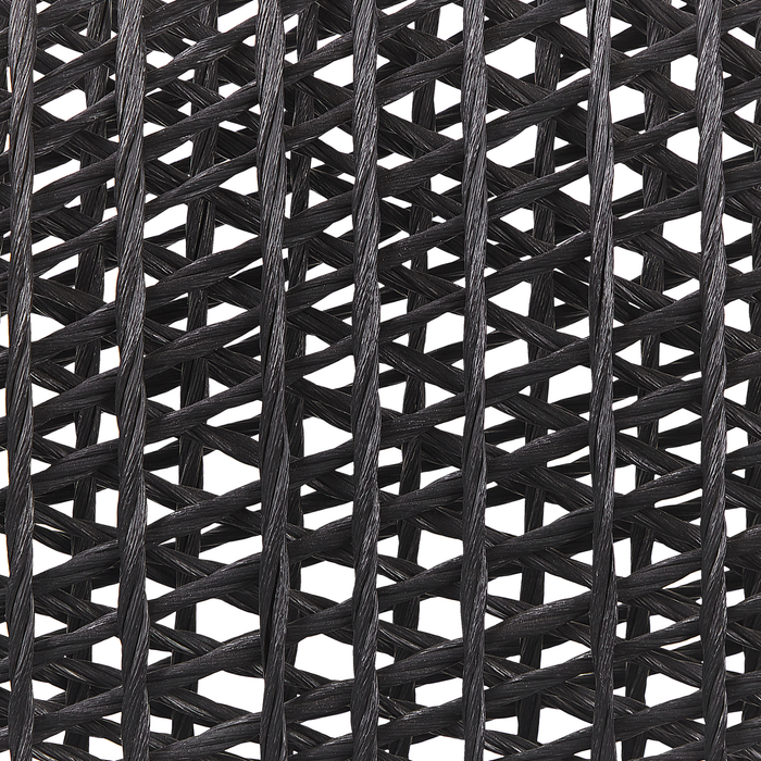 Beliani - OLBIA - Tuinset voor 4 - Grijs|Zwart - Vezelcement