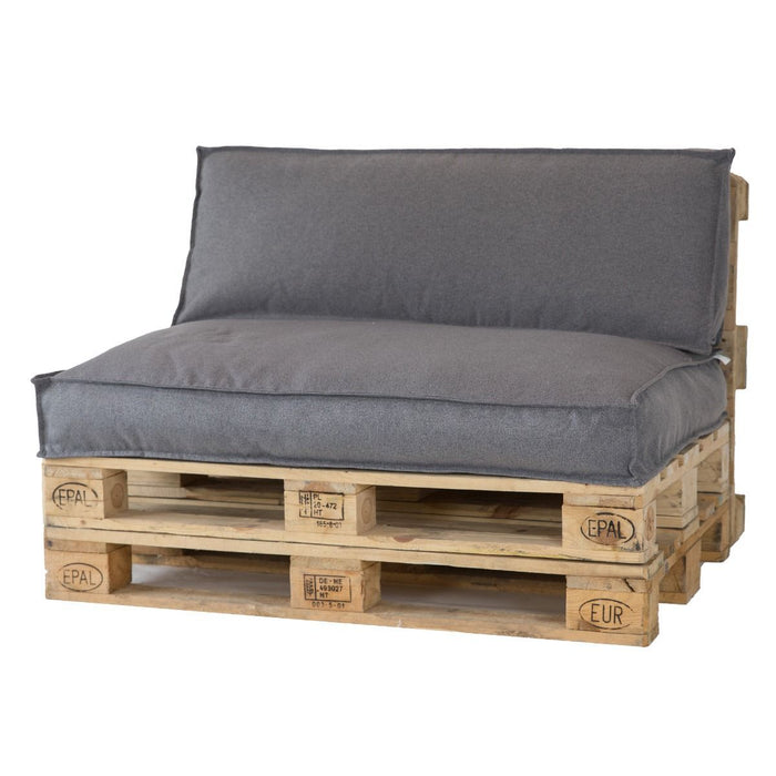 2L Home & Garden Rugkussen Metro Lounge Grijs - 120 x 40cm