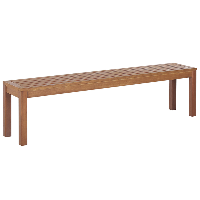 Beliani-MONSANO -Tuinset voor 6-Lichte houtkleur-Eucalyptushout