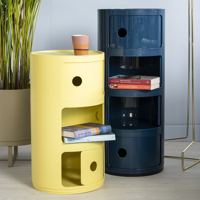 Kartell Componibili BIO Kast - 3 Modules - Geel