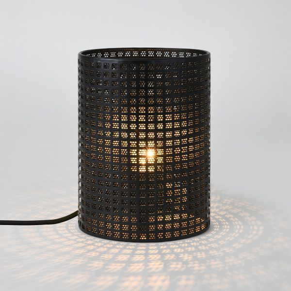 Bussandri - Tafellampen klassiek - zwart -  L:26cm - Voor binnen