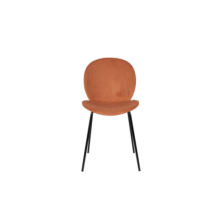 Zuiver Bonnet Chair Terracotta  - Set van 2