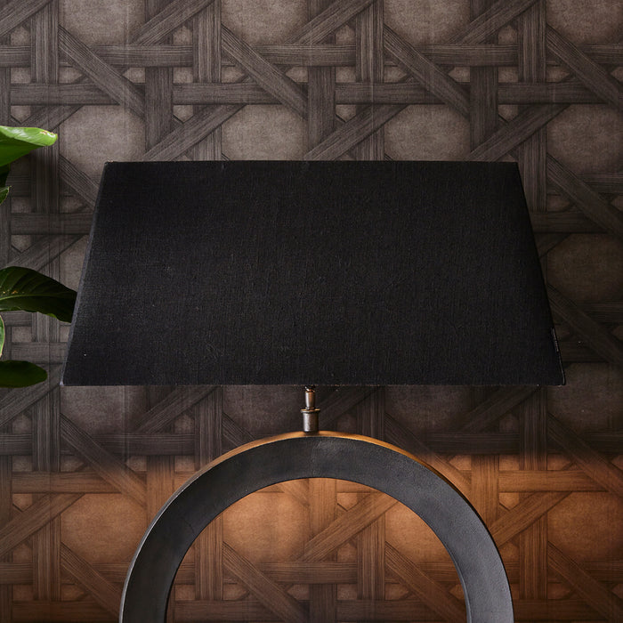 Riviera Maison Lampenkap Rectangular Zwart - 75x35 cm