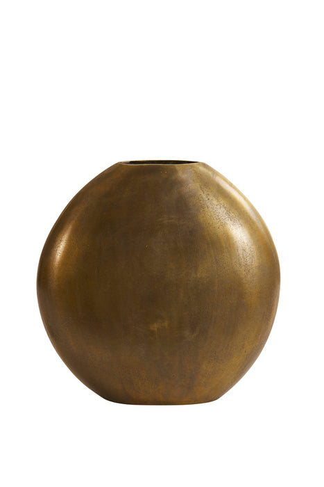 Light&living Vaas deco 42x7x42 cm POSITANO ovaal plat antiek brons