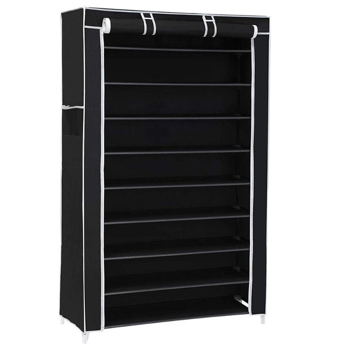 Schoenenrek - 40 paar schoenen - 88x160x28 cm - zwart