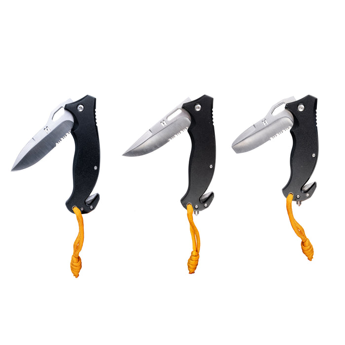 Homey's Henry zakmes - 20cm - RVS|aluminium - on the road - 4 functies