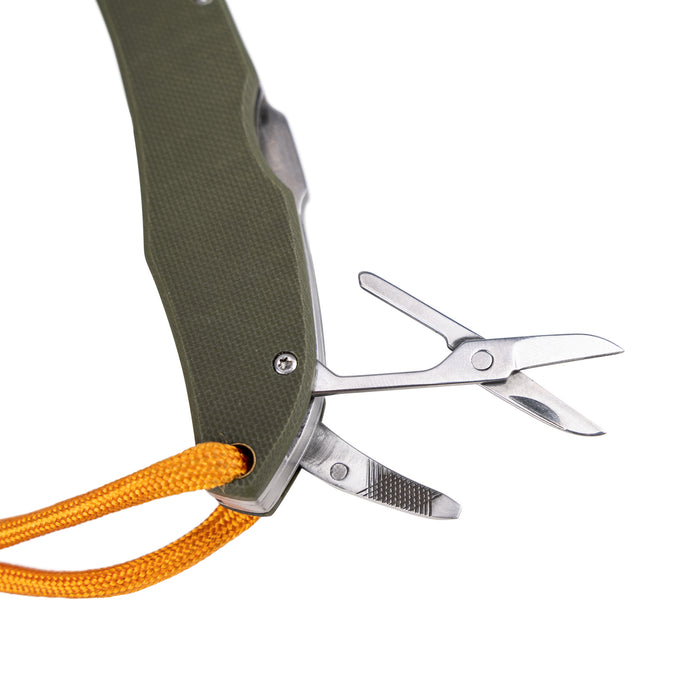 Homey's Hedy zakmes - 20cm - RVS|G10 - DIY - lemmet + 4 functies
