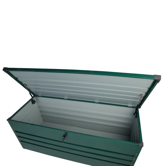 Beliani - CEBROSA L - Kussenbox - Groen - Staal