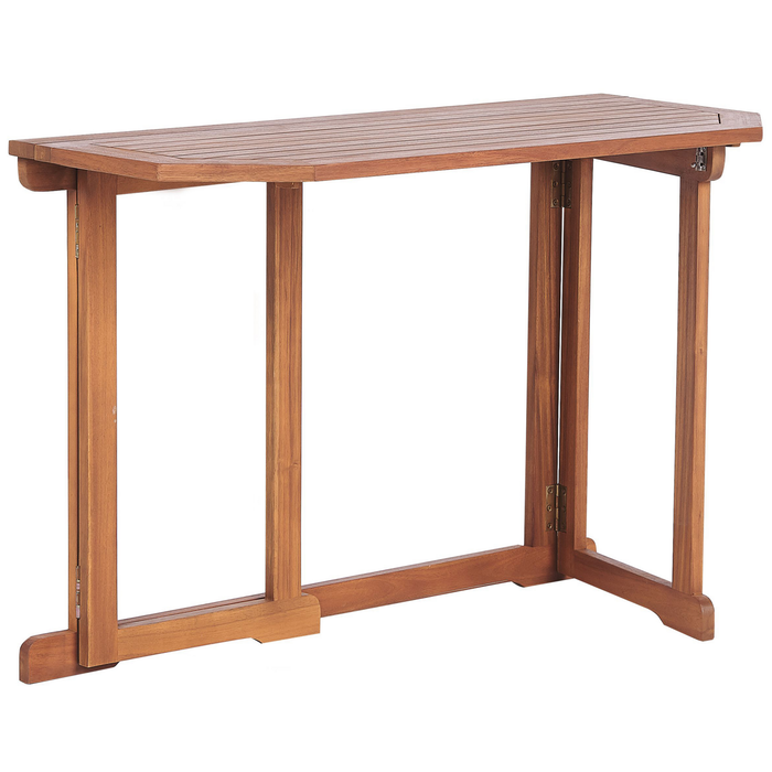 Beliani-TREIA -Tuintafel-Lichte houtkleur-47 x 110 cm-Acaciahout