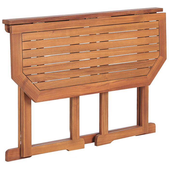 Beliani-TREIA -Tuintafel-Lichte houtkleur-47 x 110 cm-Acaciahout