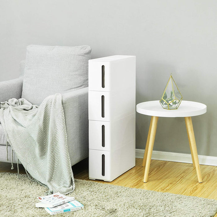 ACAZA Opbergtrolley Wit