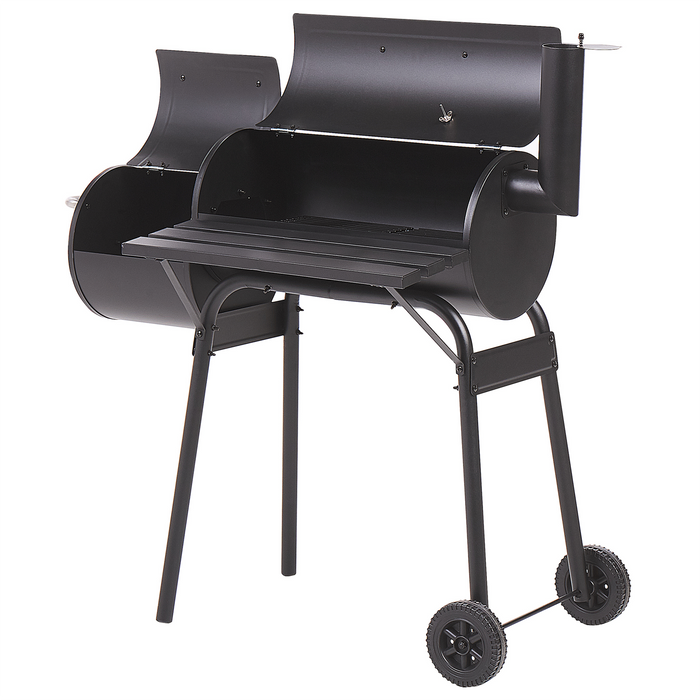 Beliani - KATLA - Houtskoolgrill - Zwart - Staal