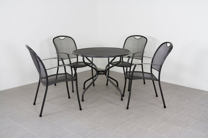 Kettler strekmetaal tafel 120 cm rond