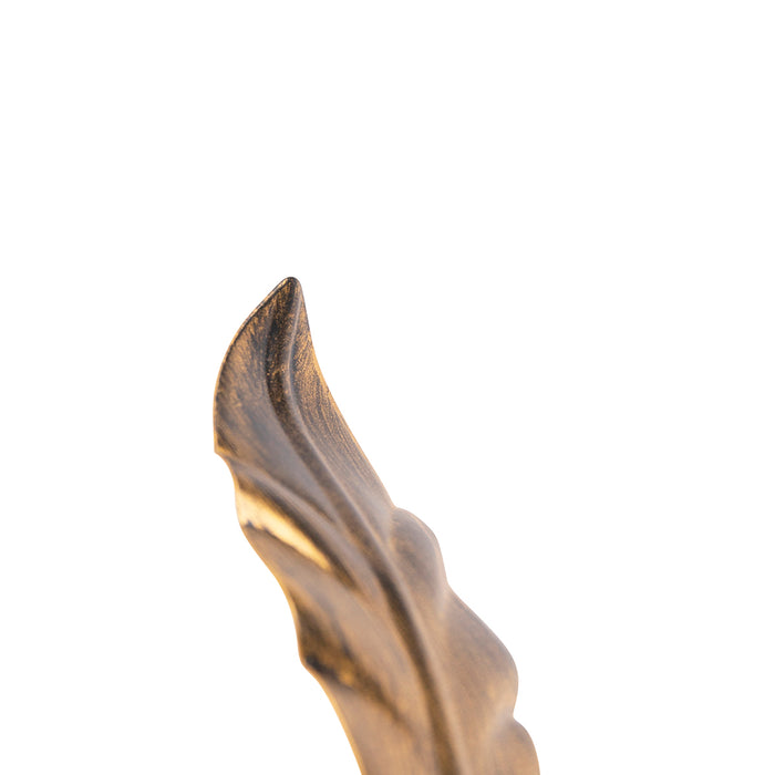 QAZQA Art Deco wandlamp antiek goud - Linden