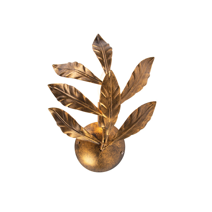 QAZQA Art Deco wandlamp antiek goud - Linden