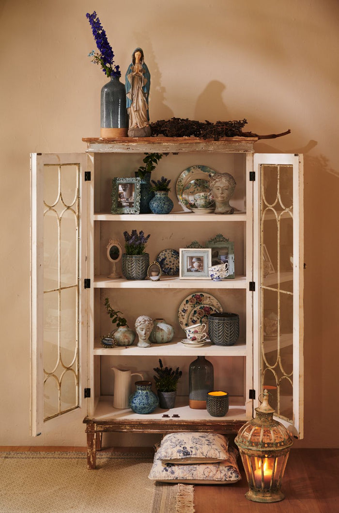 Clayre & Eef Fotolijst 10x15 cm Turquoise Kunststof