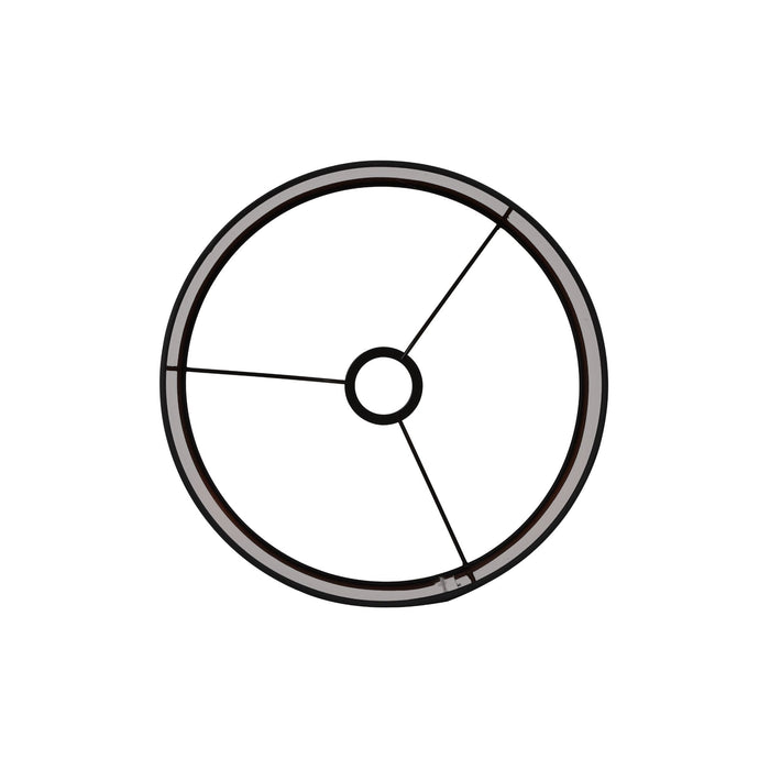 Light & Living Cilinder lampenkap Livigno - Zwart - Ø50x38cm