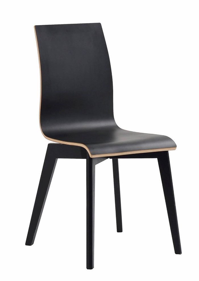 Rowico Gracy Stoel - Set Van 2 - Zwart HPL - Eiken Zwart