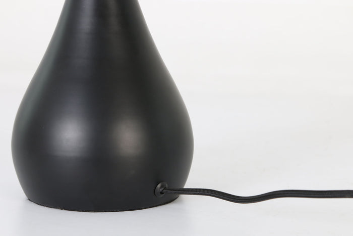 Light & Living Tafellamp Svante - Zwart - Ø28cm