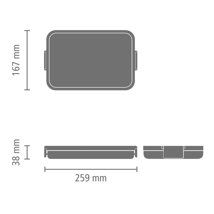 Brabantia Make & Take Lunchbox Small - Kunststof - Light Grey