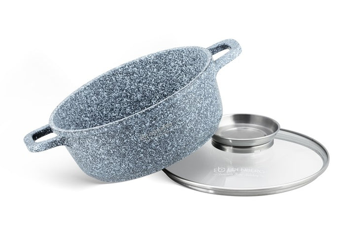 Edenberg Stonetec Line - Kookpan|Braadpan met Deksel - Ø 20 cm -