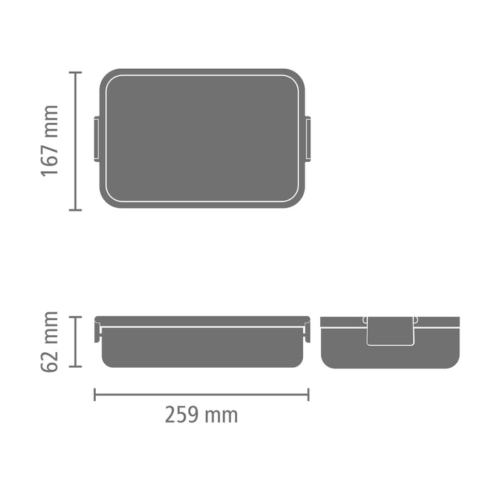 Brabantia Make & Take Lunchbox Large - Kunststof - Light Grey